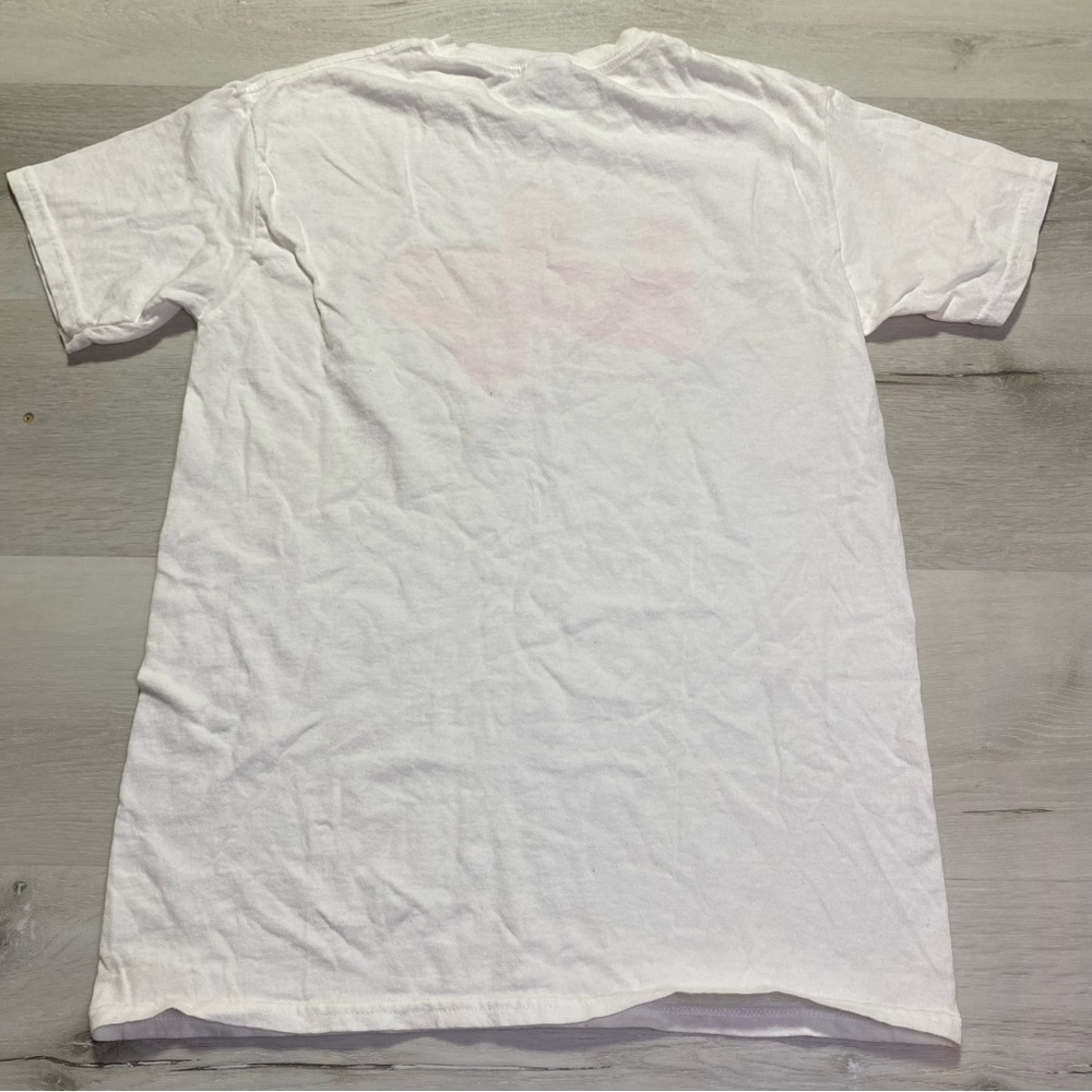 Las Vegas Neon Glitter Graffiti Style Short Sleeve Graphic T-Shirt, Size Small - Picture 6 of 8